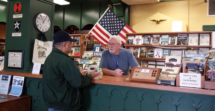 Museum Customer &amp; Pat Powers